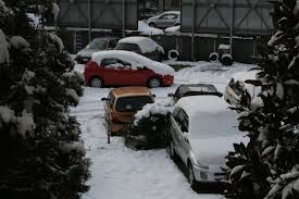 snow in milan