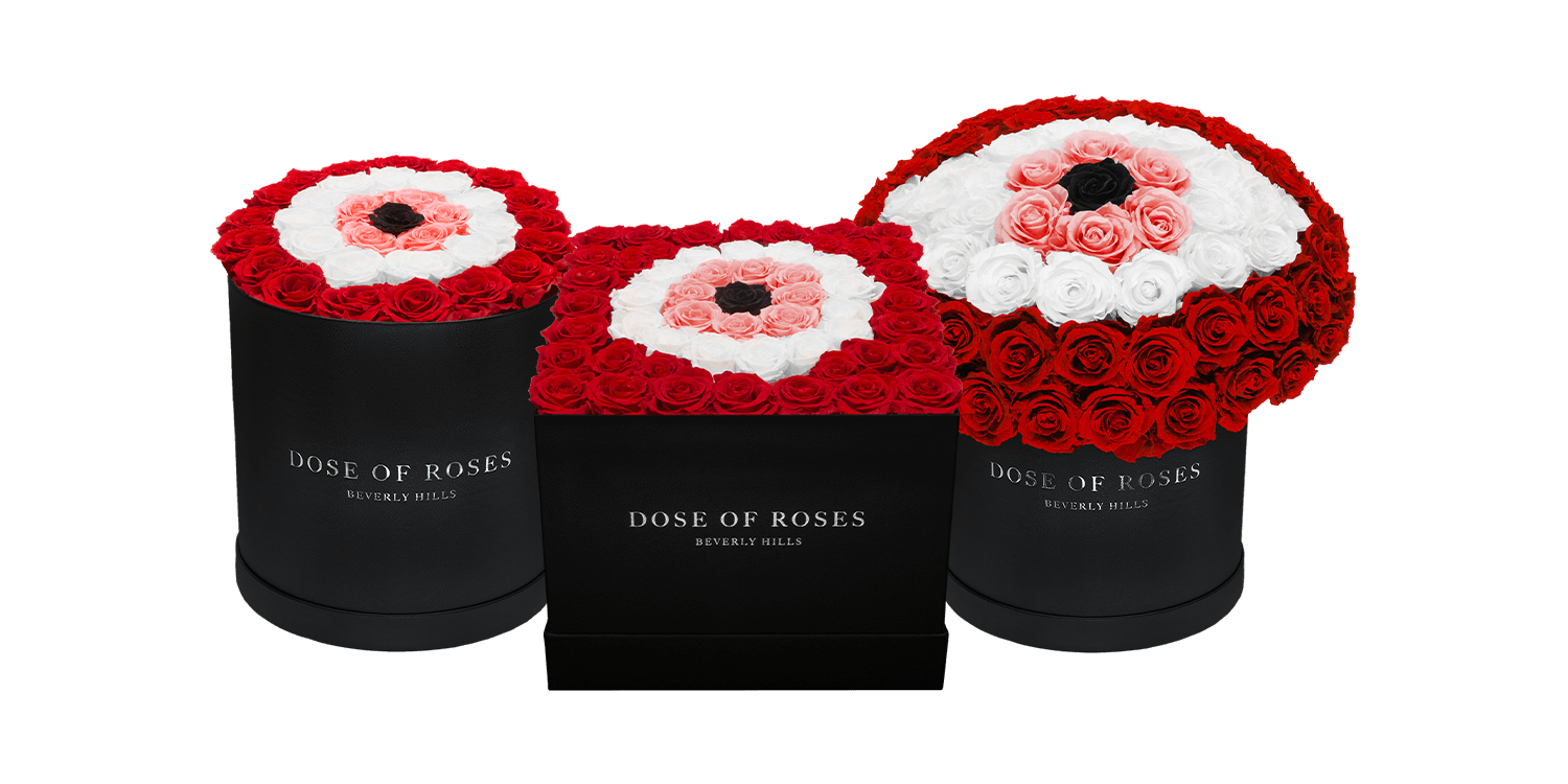 Evil Eye Collection in Red Roses
