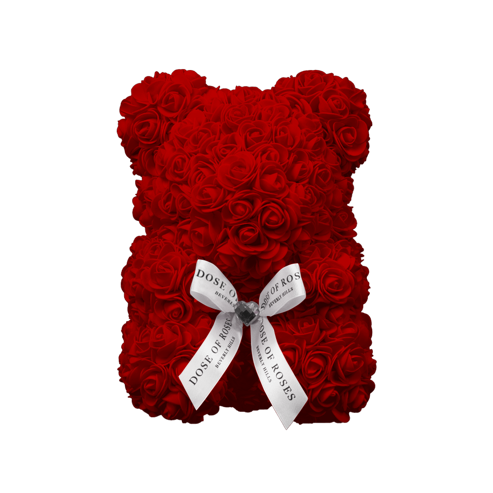 Small Red Rose Bear