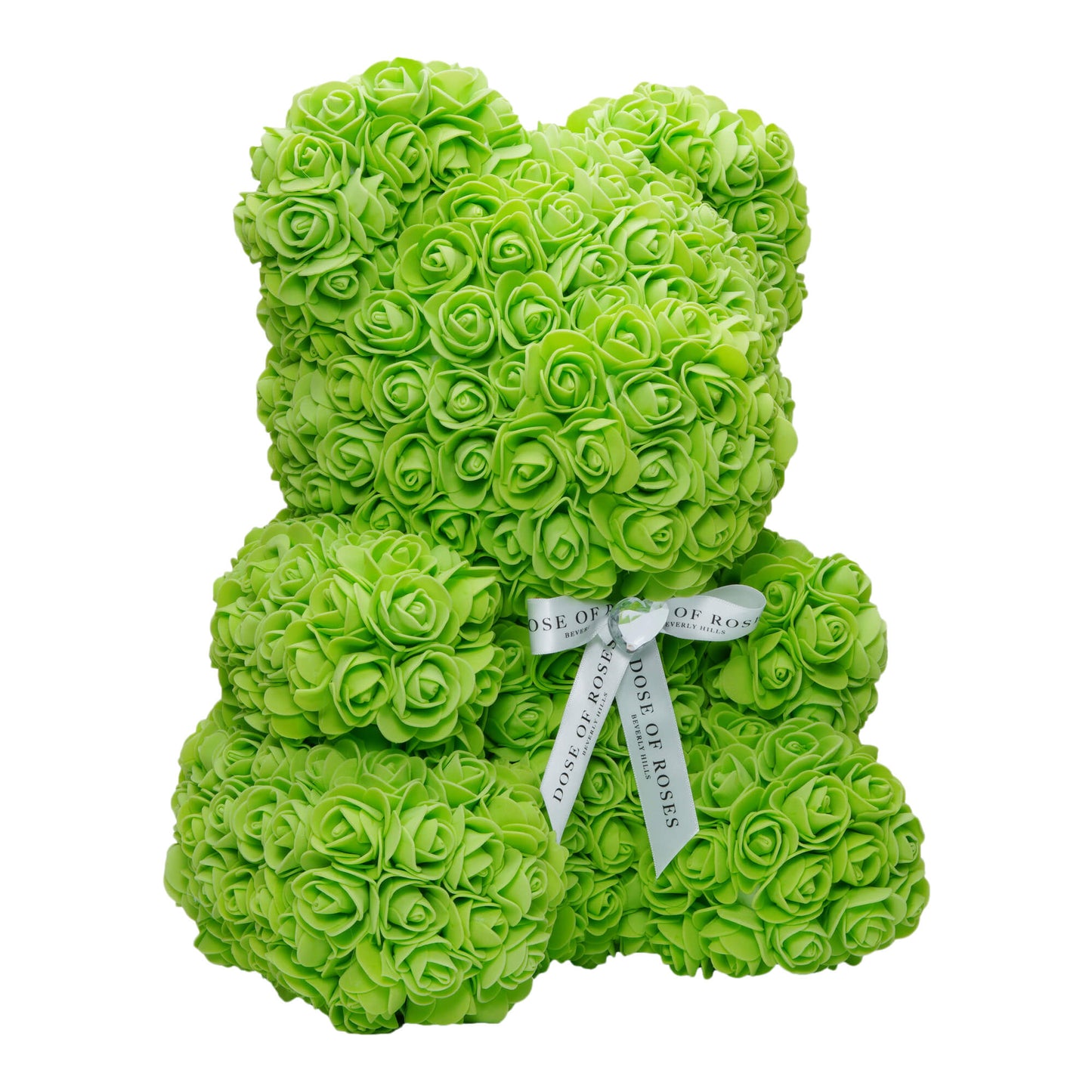 Lime Green Rose Bear