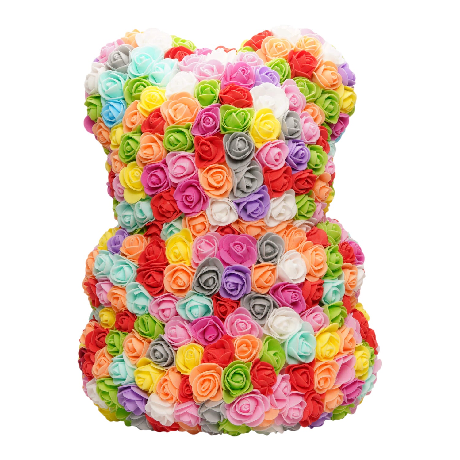 Rainbow Rose Bear Back