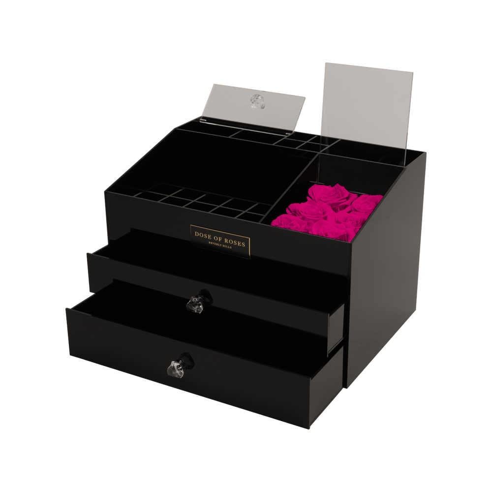 Magenta Rose Makeup Box