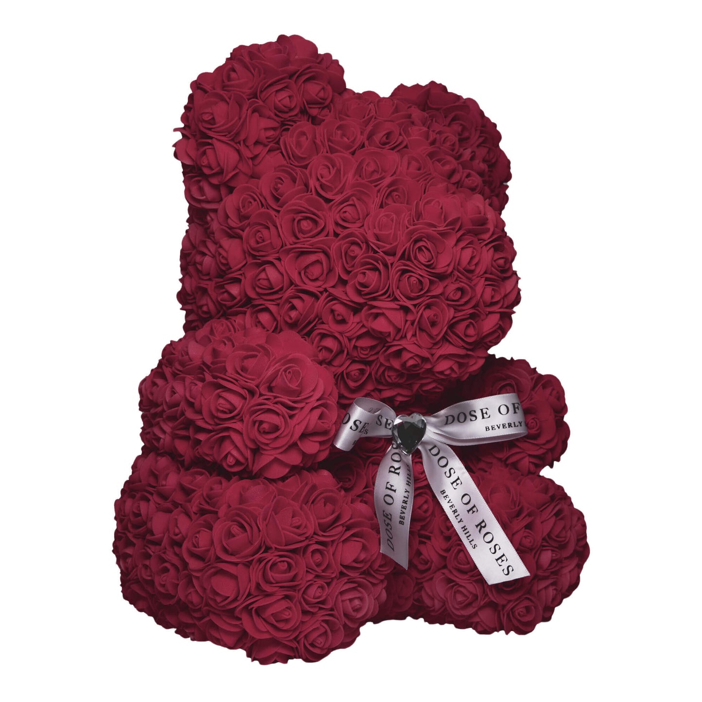 Burgundy Rose Bear