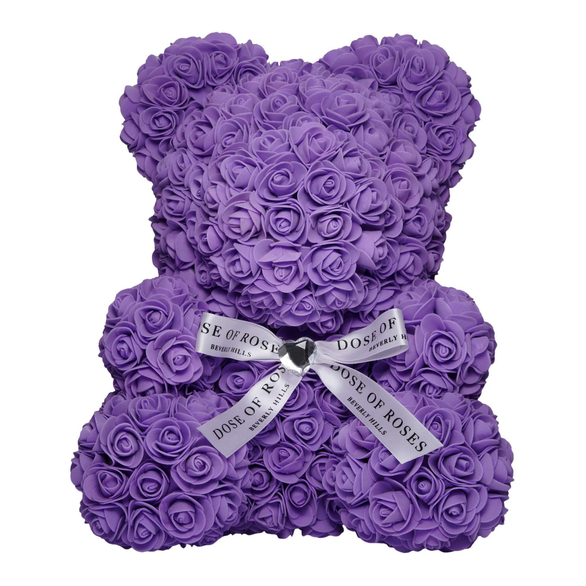 purple rose bear