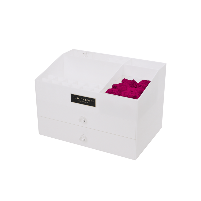 Magenta Rose Makeup Box