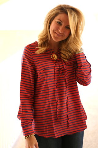 Stripe Tunic - Orange