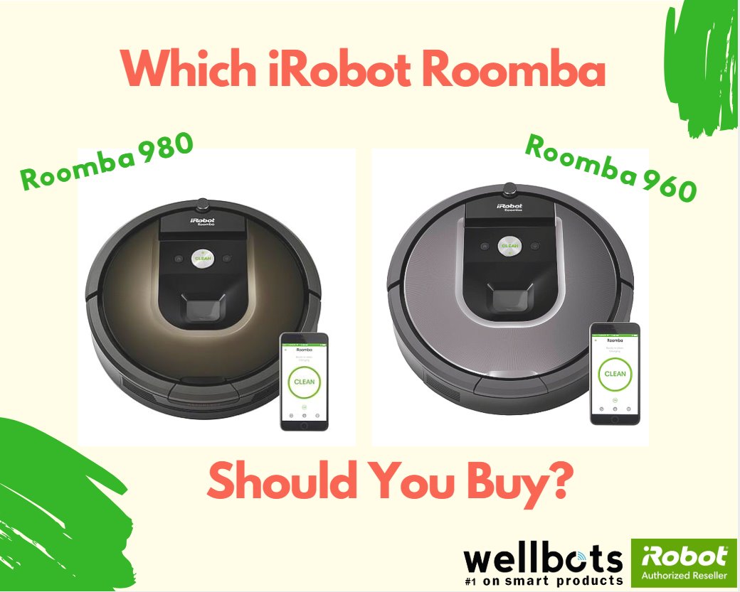 Which Should Buy? Comparison iRobot Roomba 960 & Roomba
