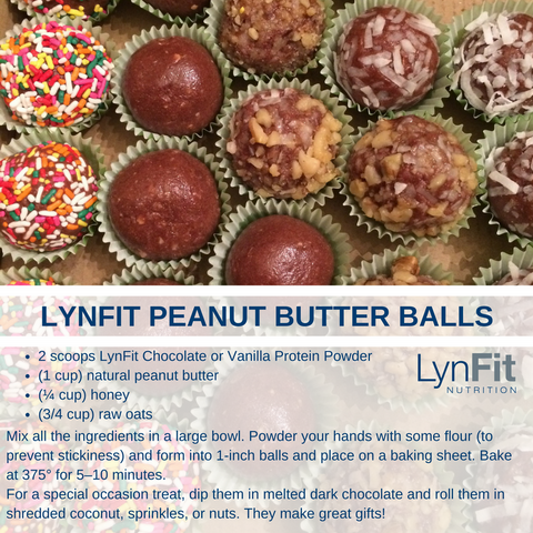 LynFit Peanut Butter Balls