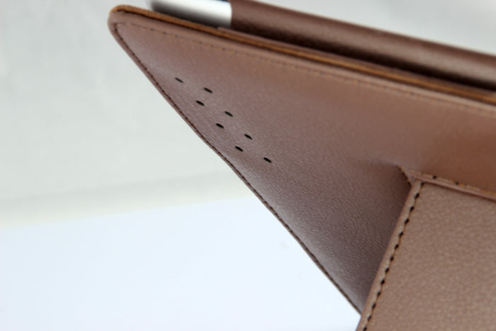 Detail of Back View of The Detachable White Shark Keyboard Case Stand for Apple iPad from JSXL Technology