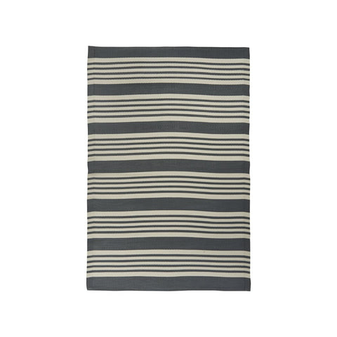 Outdoor Stripe Grey Rug