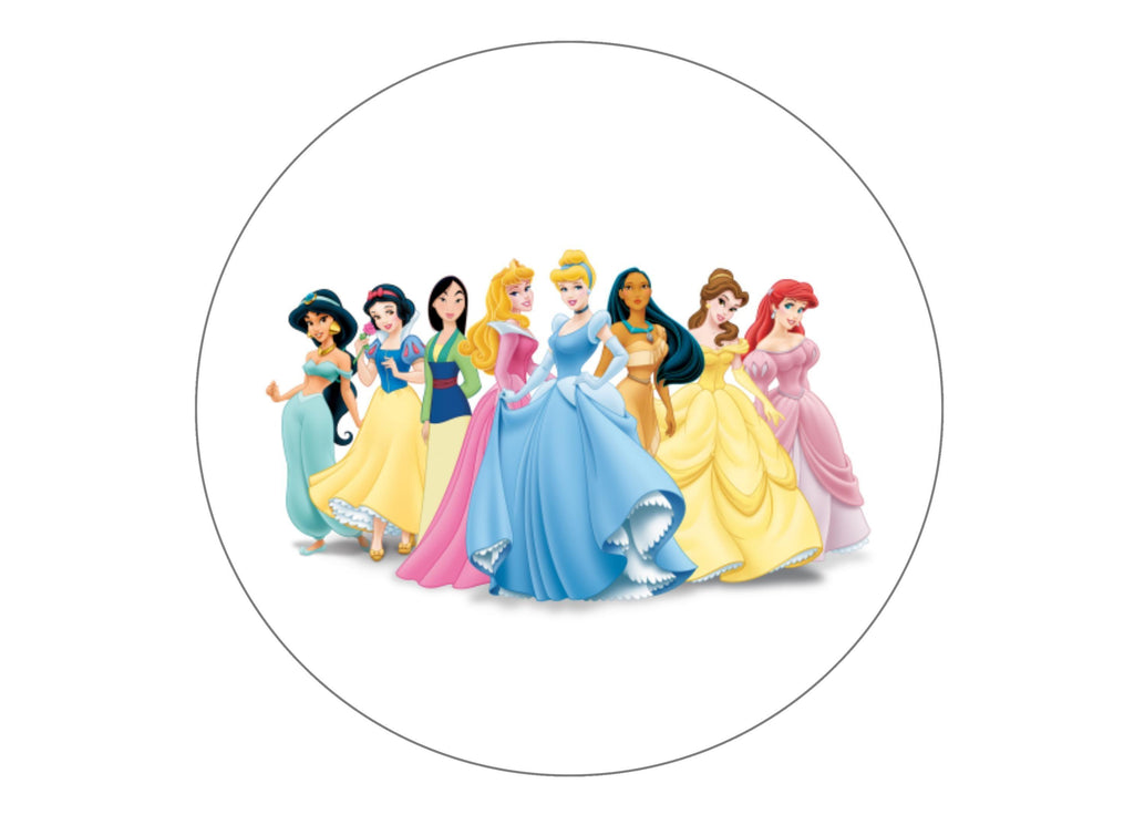 DISNEY PRINCESS All occasion EDIBLE WAFER/FONDANT PAPER CAKE/CUPCAKE TOPPERS 