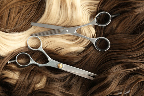 cutting your hair extensions