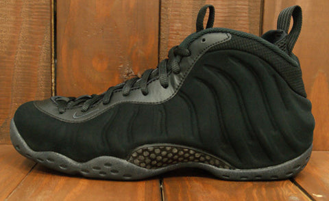 all black suede foamposites