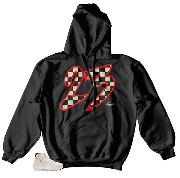 platinum tint 11 hoodie