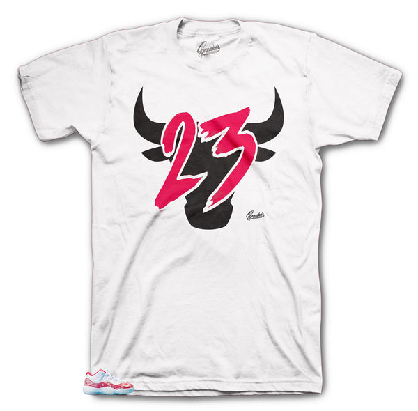 pink jordan 11 shirt