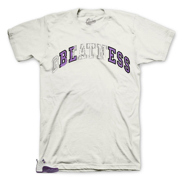 shirt match pro purple 12s sneaker t-shirts