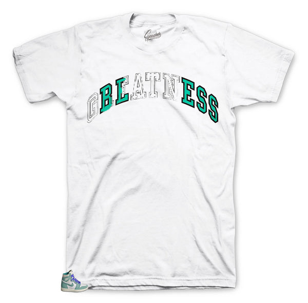 green and white jordan shirt