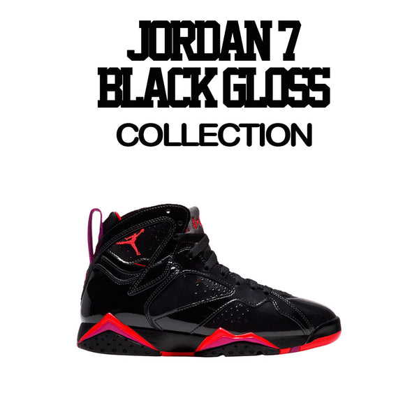 jordan vii black gloss