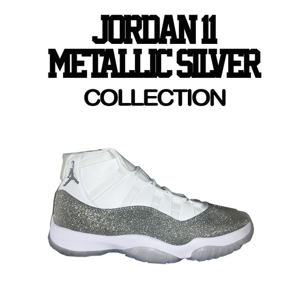 new jordan 11 metallic silver