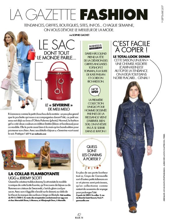 ELLE France severine red