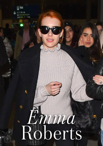 Emma Roberts and her favourite handbag