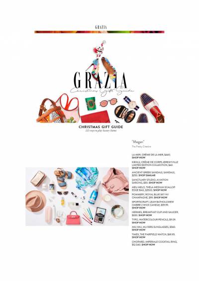 Christmas Gift Guide with Grazia