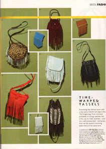 Press coverage meli melo bag by Grazia Magazine