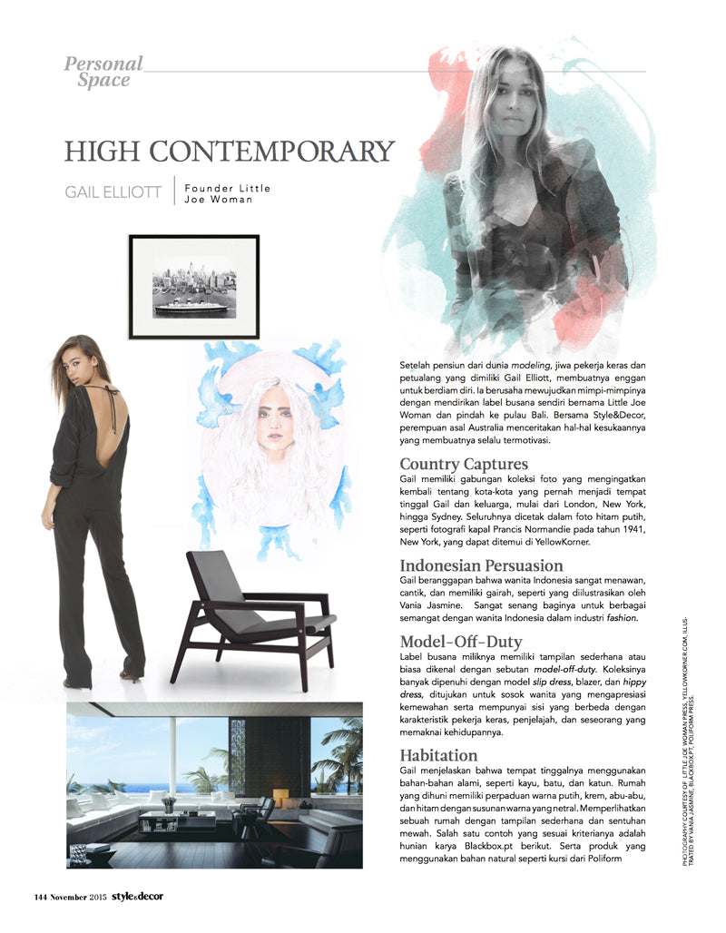 Style&Decor-Magazine-November2015-Gail-Elliott---Personal-Space---SD-Nov-2015