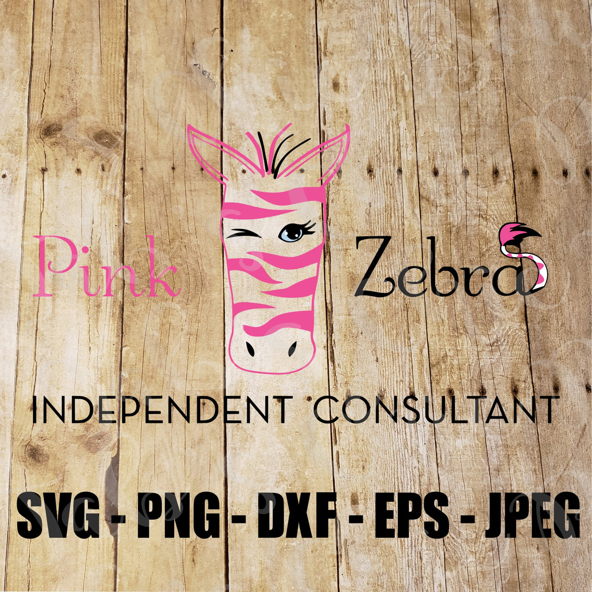 Pink Zebra Logo SVG JPEG PNG DXF EPS 300dpi #PinkZebra Independent Con