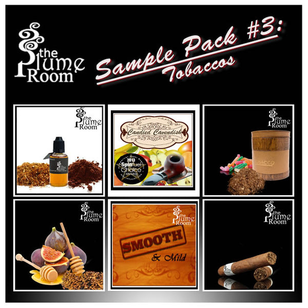 The Plume Room Sample Pack 3 Tobaccos