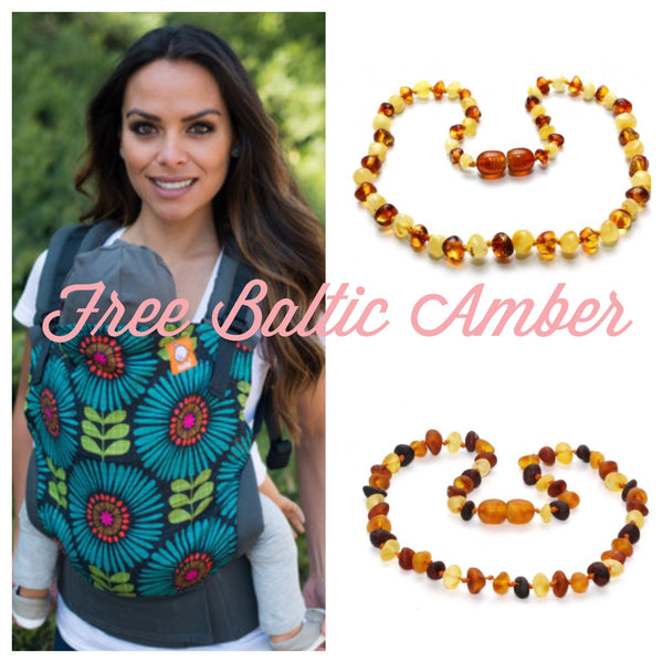 Tula Carrier Amber Teething Necklace Promo