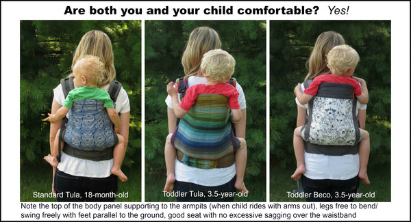 Are both you and your child comfortable photo