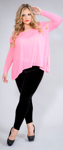 COCH10 NEON Sanctuary Cold-Shoulder Tee