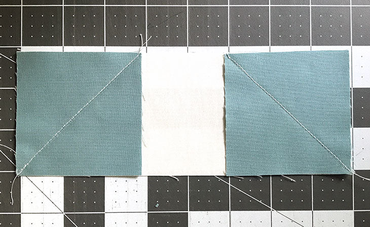 Arkansas Traveler quilt block tutorial, 15-inch