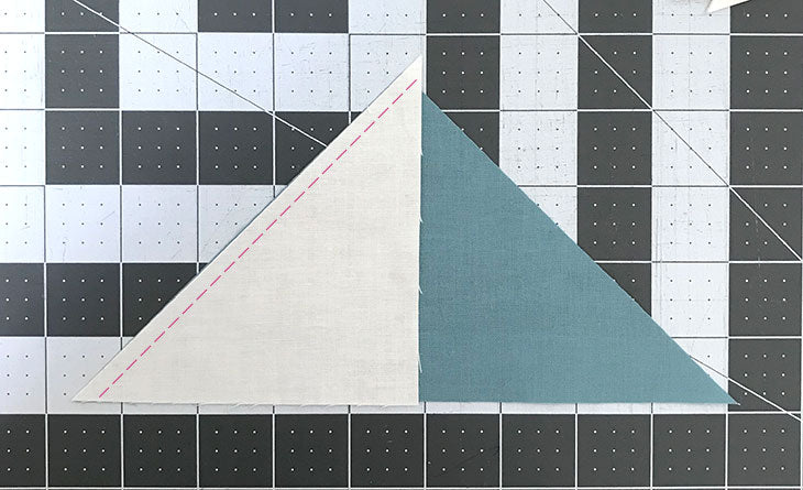 Dutchman's Puzzle quilt block tutorial, 15-inch