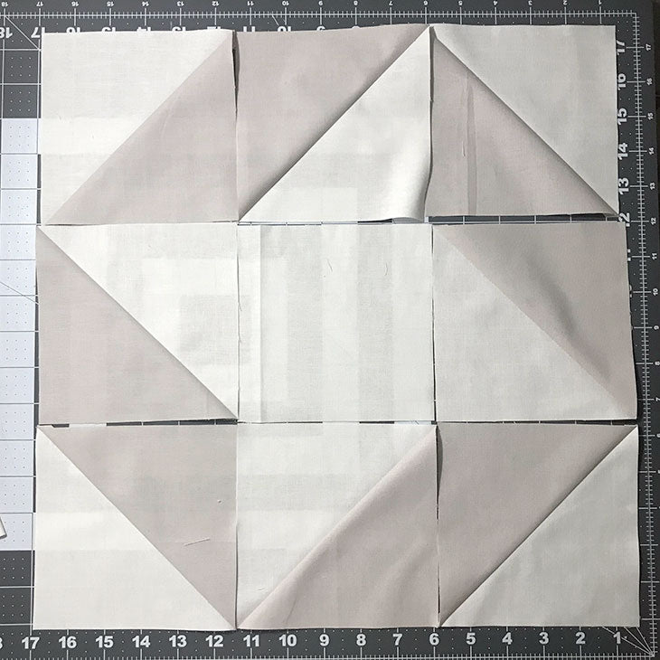 Ribbon Quilt block tutorial, 15"
