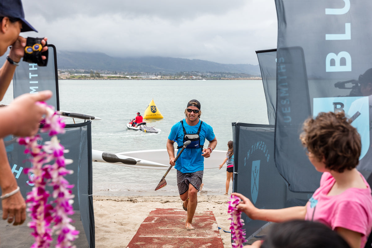 James Casey wins Men's SUP Bluesmiths Paddle Imua 2016