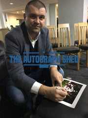 Dominic Matteo San Siro private signing signed photo autograph