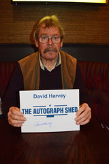 David Harvey private signing Leeds United photo proof signed