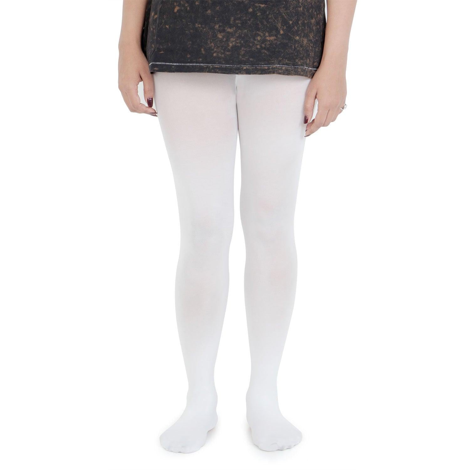New Plain White Girls Tights available from 2-4 Years to 10-12 Years 