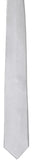Revolution Silver Silk Wedding Tie