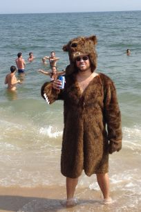 Griz Coat is ideal beachwear