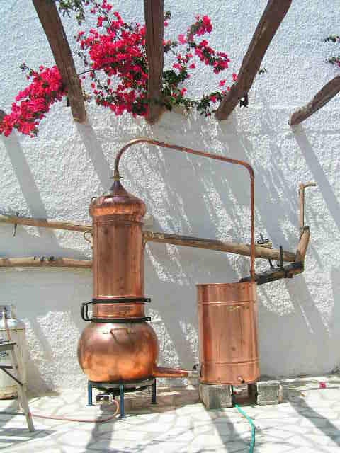 100 liter copper alembic