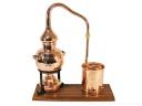 miniature functional copper alembic still