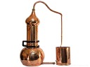 rotating column copper alembic still with the column up