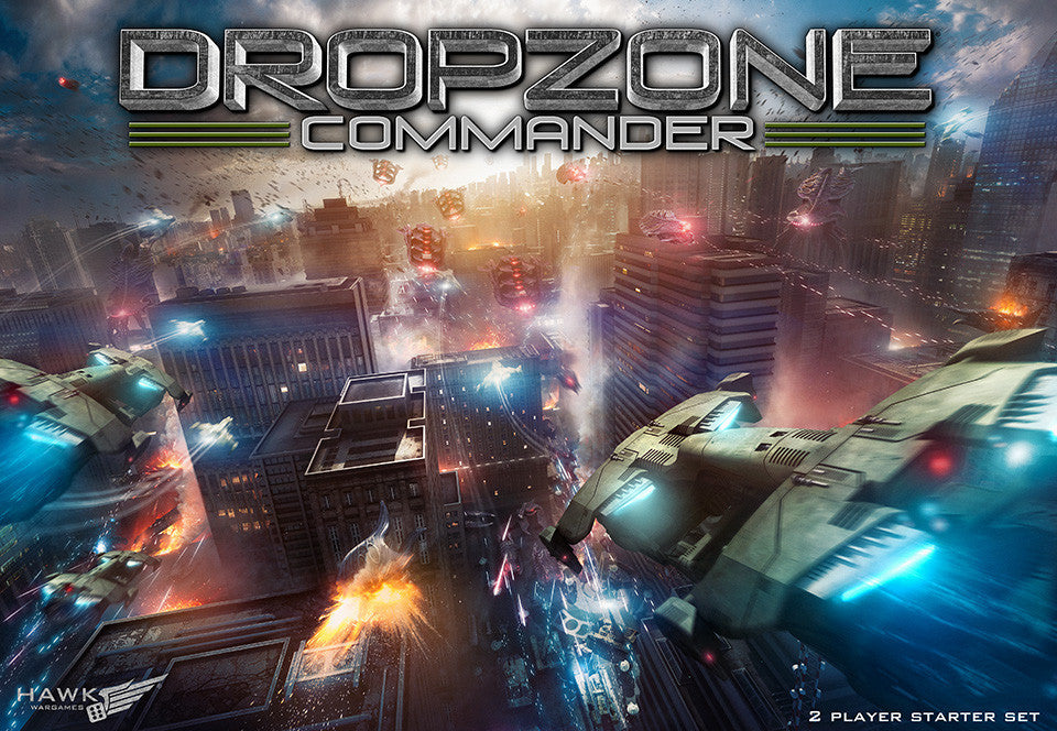 Front of Dropzone Commander 2 Player Starter Set, by Hawk Wargames