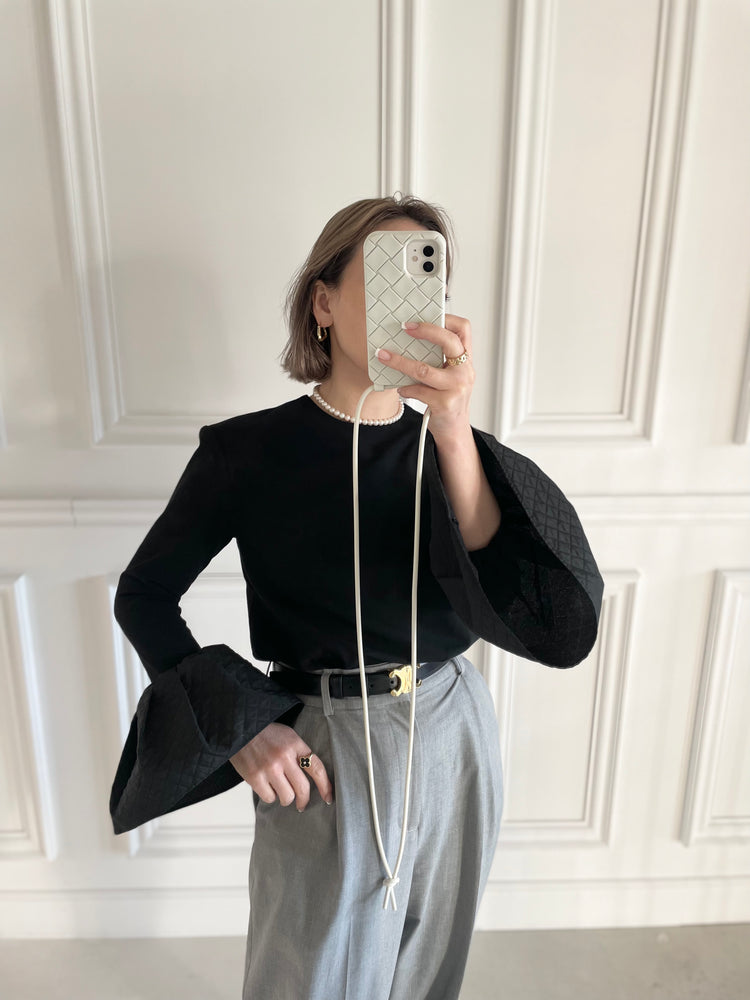 St.cecilia クレープカットソー