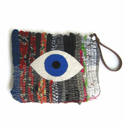 Evil Eye Wristlet Purse by Maslinda Designs - ModernTribe