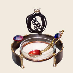 Pomegranate Honey Dish by Gary Rosenthal