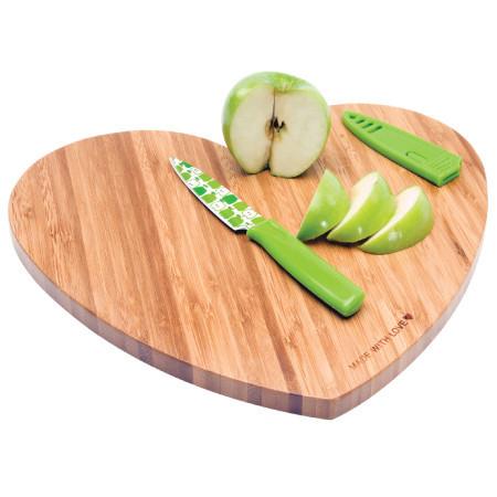 Bamboo Heart Shaped Cutting Board by Decor Craft - ModernTribe